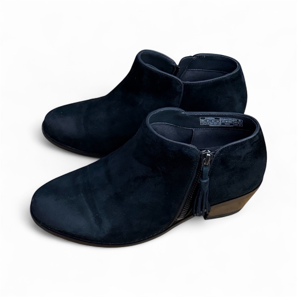 Vionic Black Suede Ankle Booties - image 2